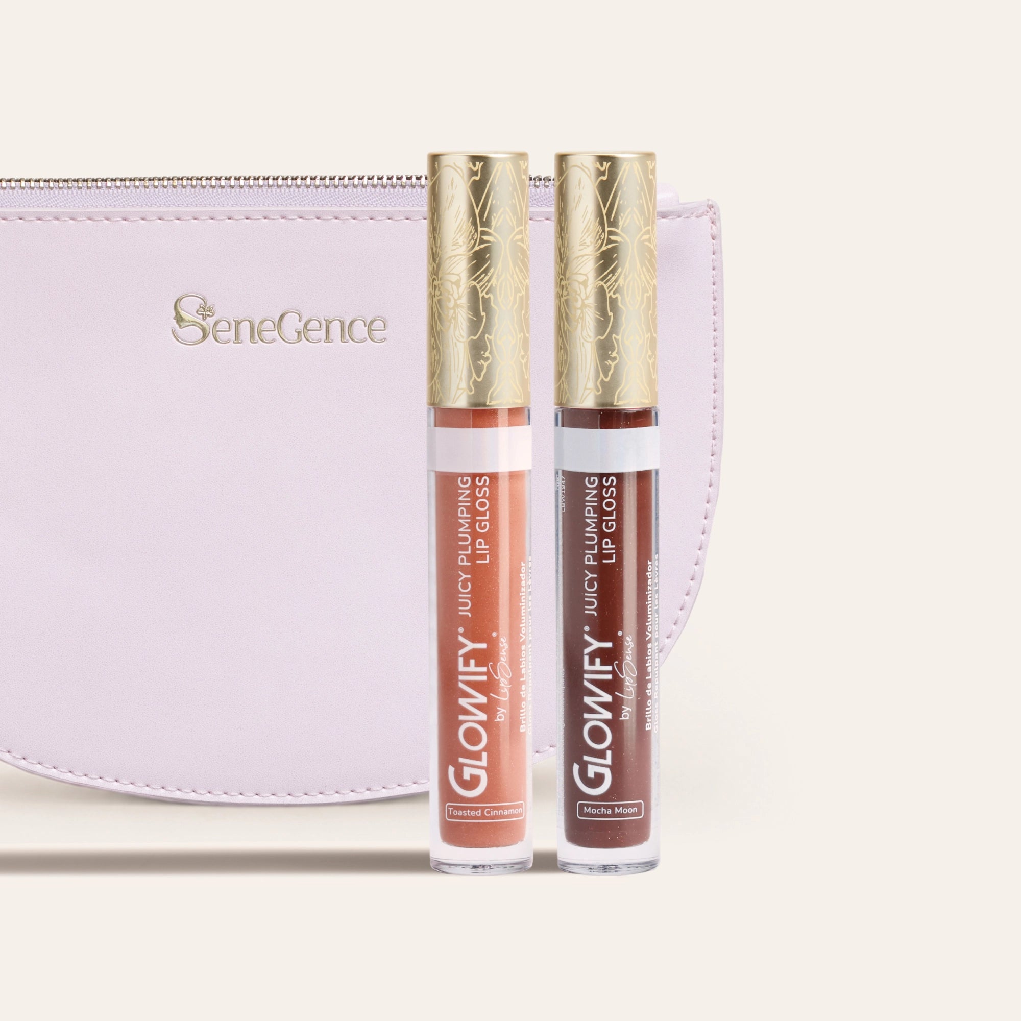 Lipsense Glowify Gloss Labbra Duo Brown Sugar Plumping