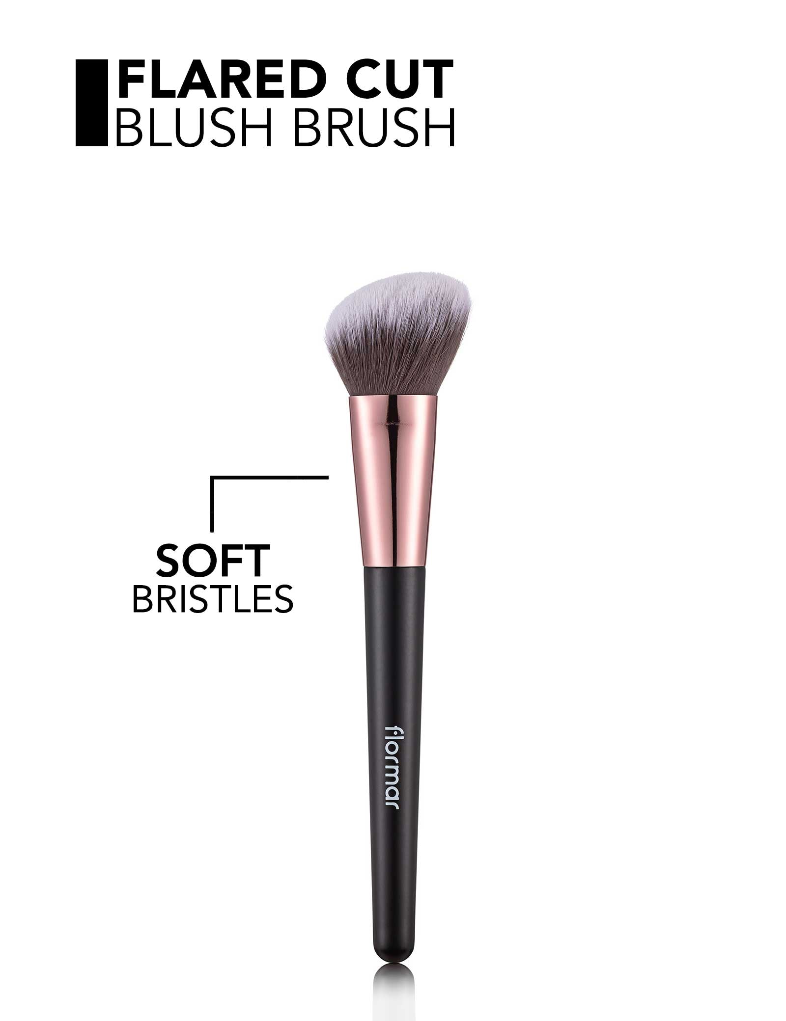Pretty by Flormar Flared Cut Pennello Fard Viso Zigomi