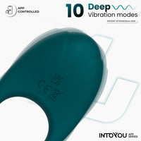 INTOYOU Anelli Ringo anello vibrante verde app 10 modi