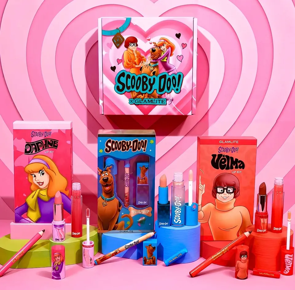 Glamlite Scooby-Doo Friends Lip Bundle set 3 kit labbra