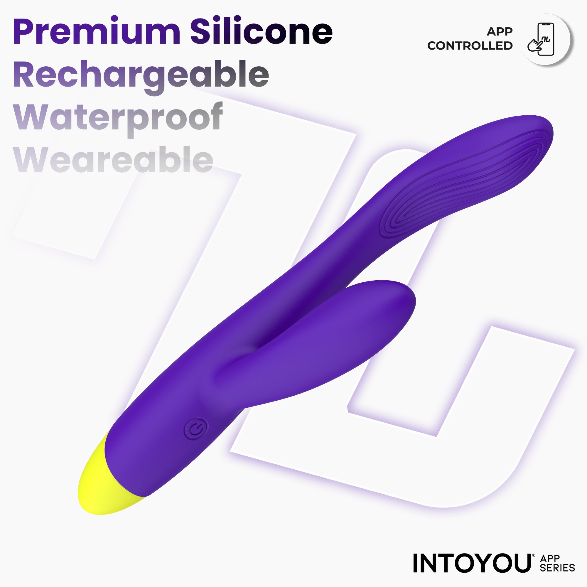 INTOYOU Lyra Vibratore Rabbit Viola Doppia Stimolazione