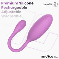 INTOYOU Logan ovulo vibrante viola con app