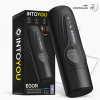 INTOYOU Egor masturbatore maschile nero spinta e rotazione