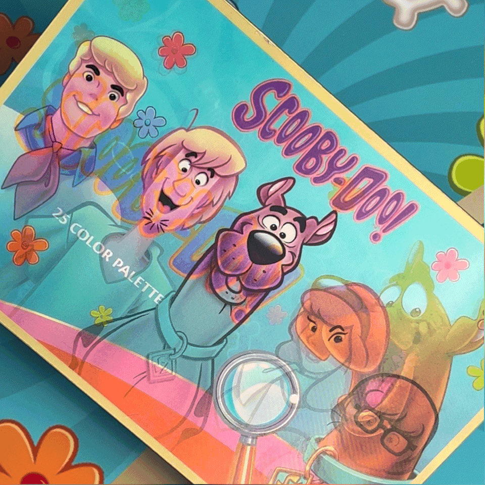 Glamlite Scooby-Doo palette ombretti 25 colori viso corpo
