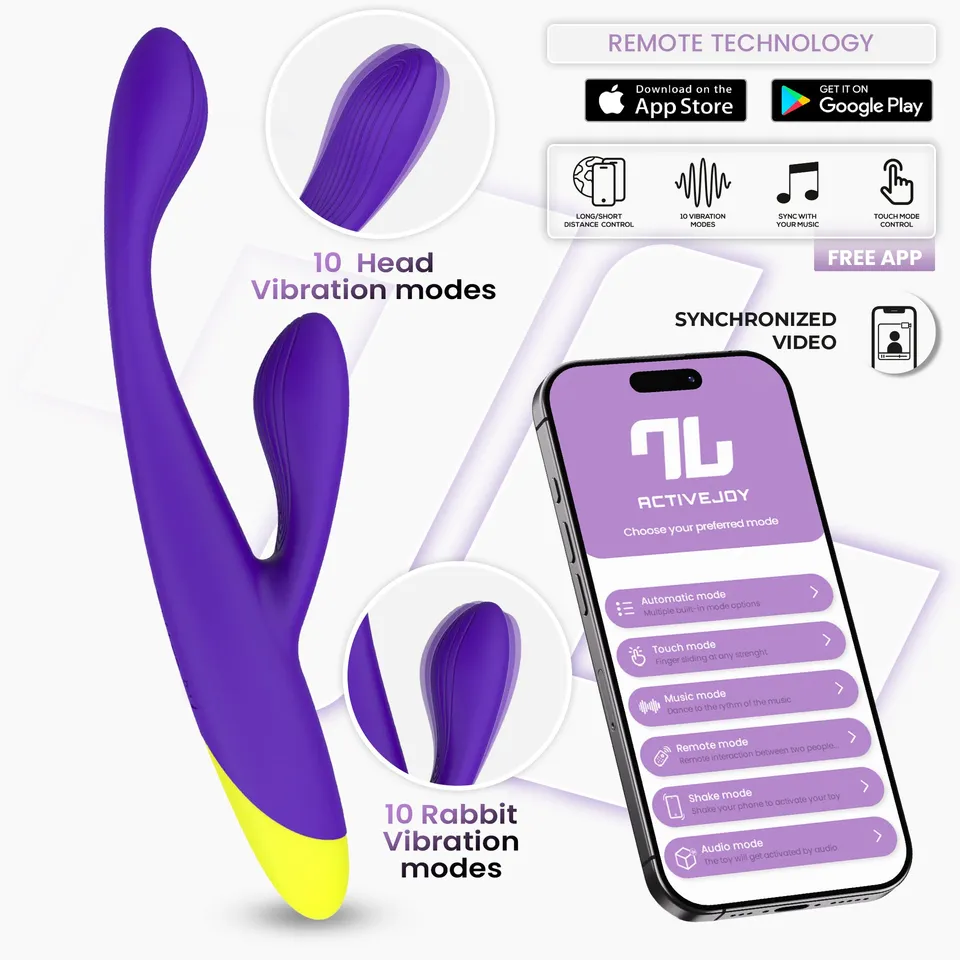 INTOYOU Lyra Rabbit Vibratore Viola con App