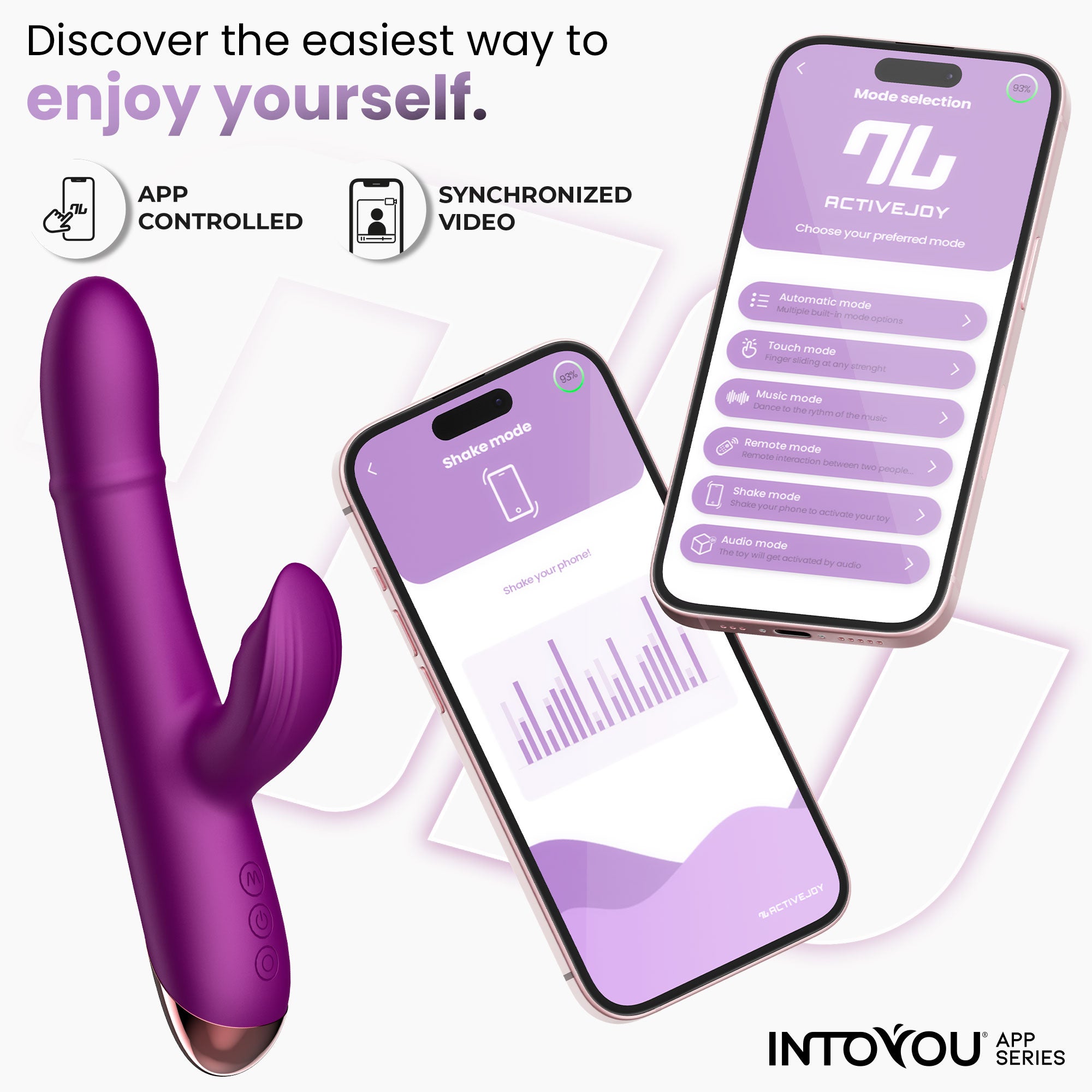INTOYOU Sendel Vibratore con Sfere e Pulsazione App