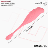 INTOYOU Uova Waving Ovetto vibrante rosa app 8 modi