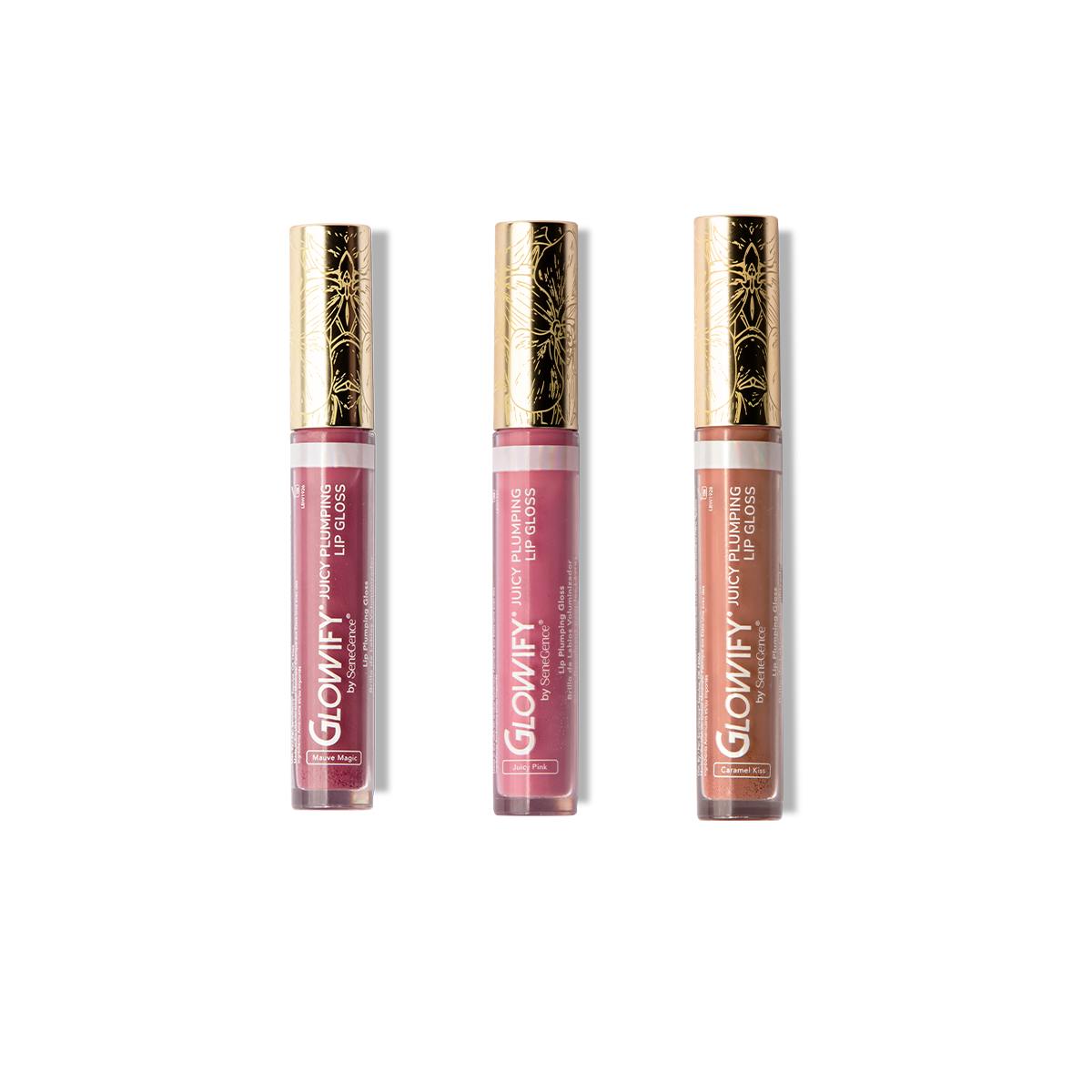 Lipsense Lips Glowify gloss labbra rimpolpante 3 pezzi sheer