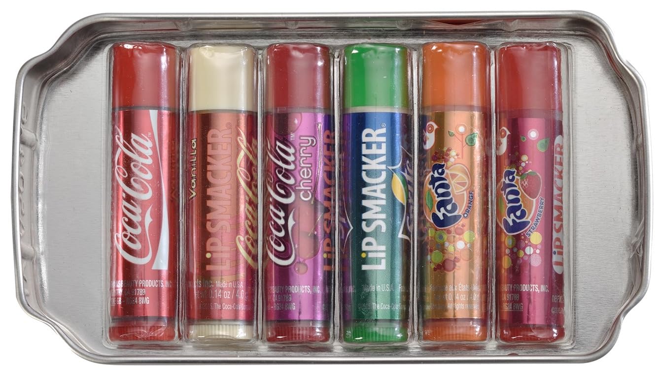 Lip Smacker Coca-Cola balsamo labbra 6 pezzi Can Collection