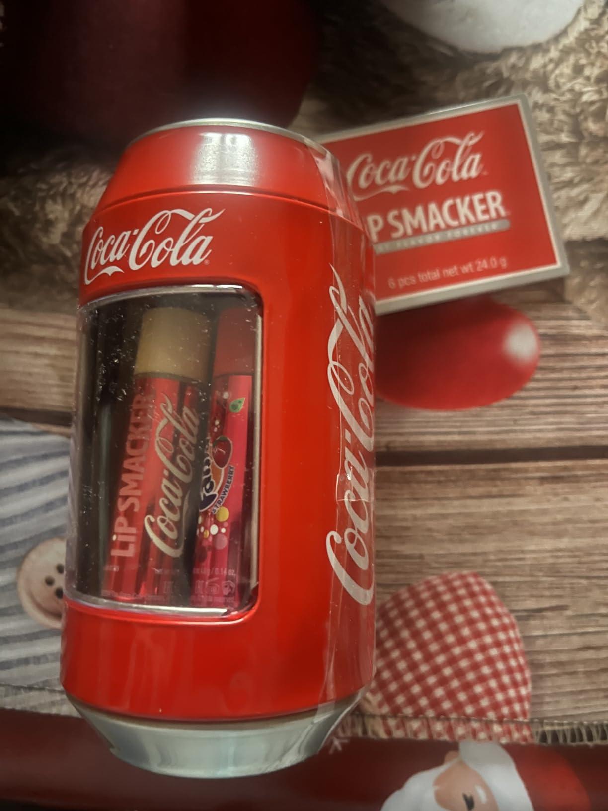 Lip Smacker Coca-Cola balsamo labbra lattina 6 gusti