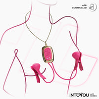 INTOYOU Tickly pinze capezzoli vibranti con app