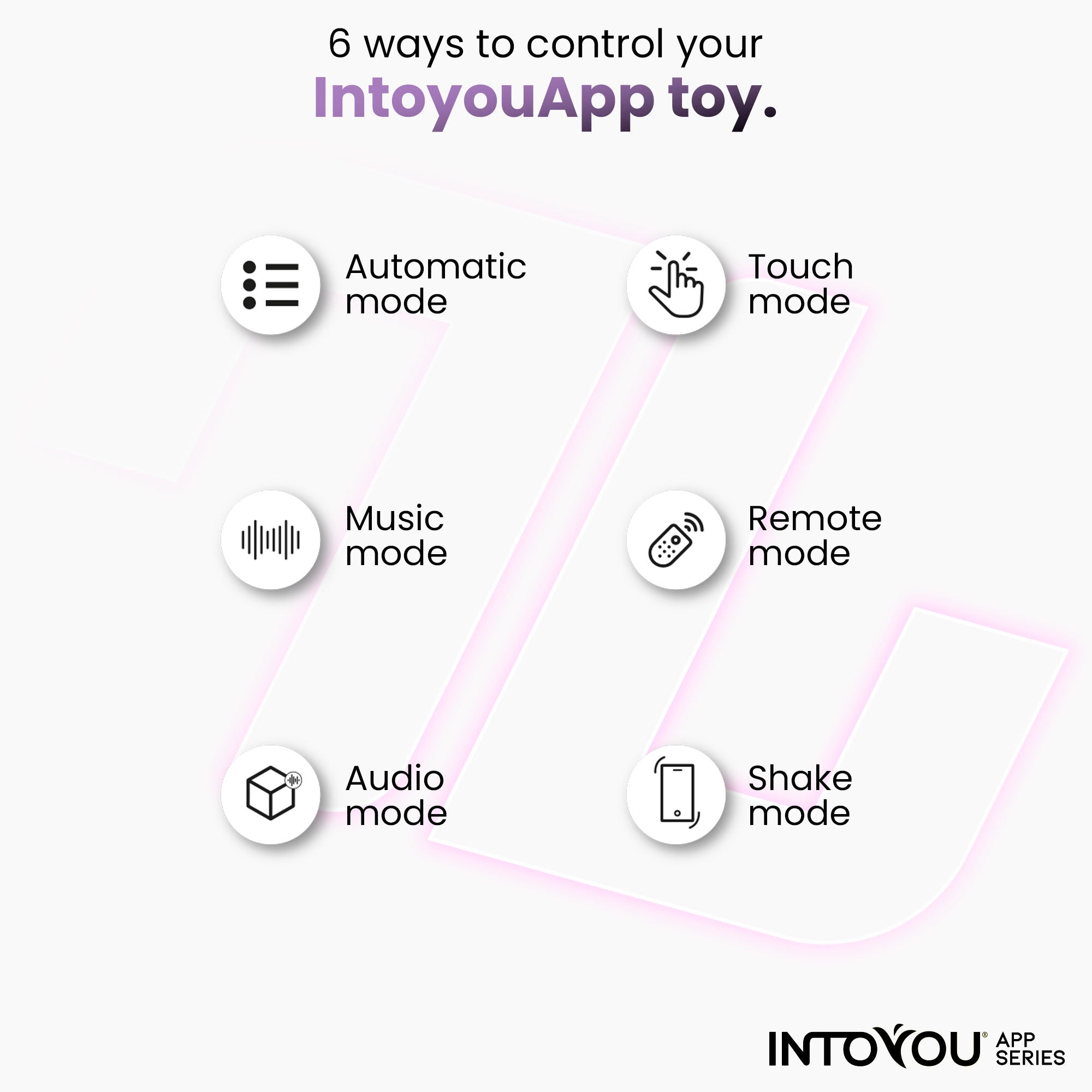INTOYOU Uovo vibrante con app rosa blu silicone 10 modi