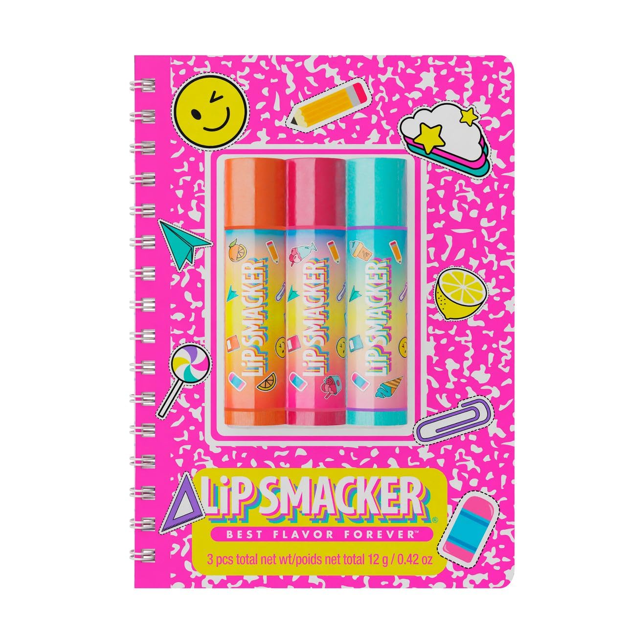 Lip Smacker Back to School balsamo labbra 3 pezzi blu