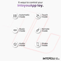 INTOYOU Uova Waving Ovetto vibrante rosa app 8 modi