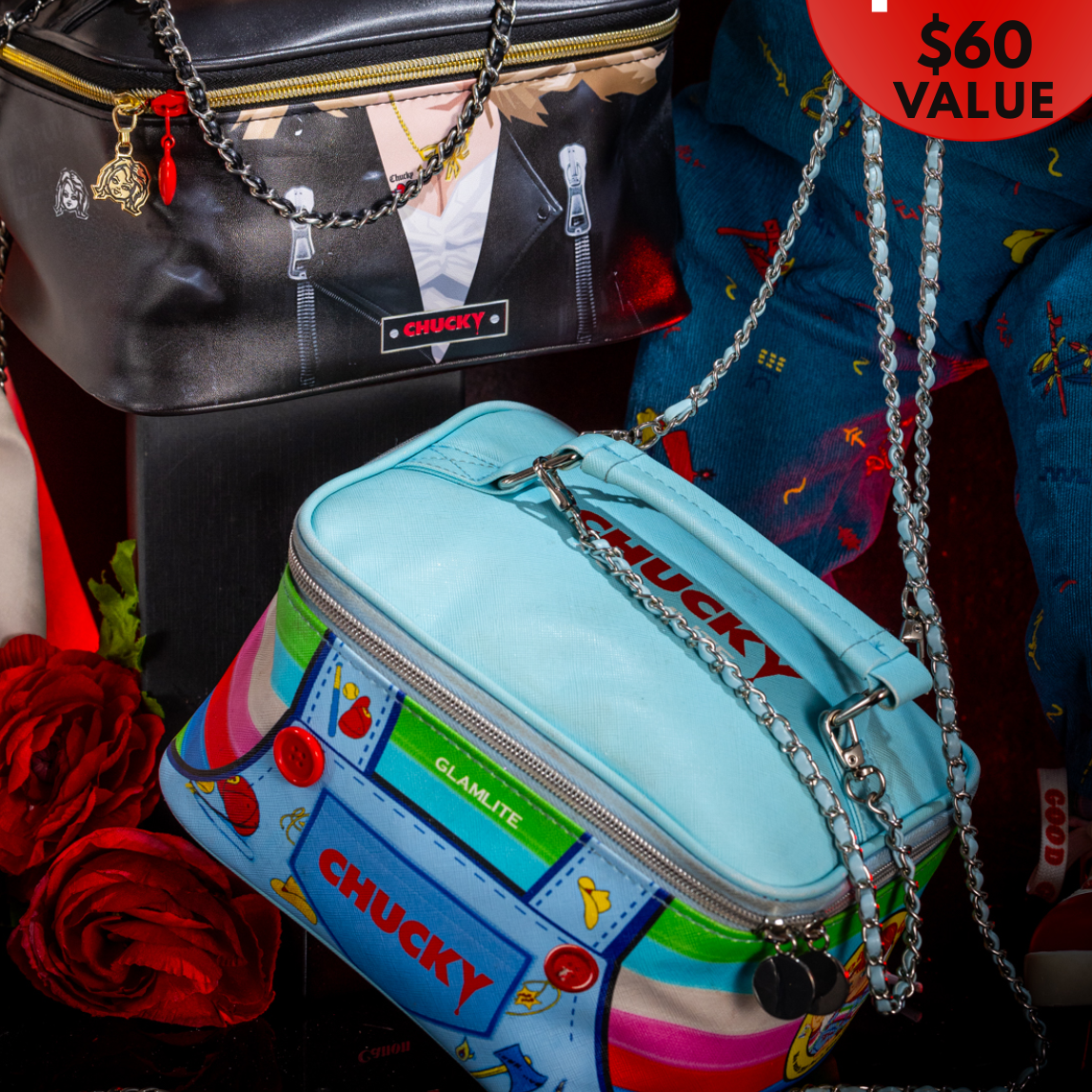 Glamlite Chucky & Tiff bundle pochette trucco 2 pezzi