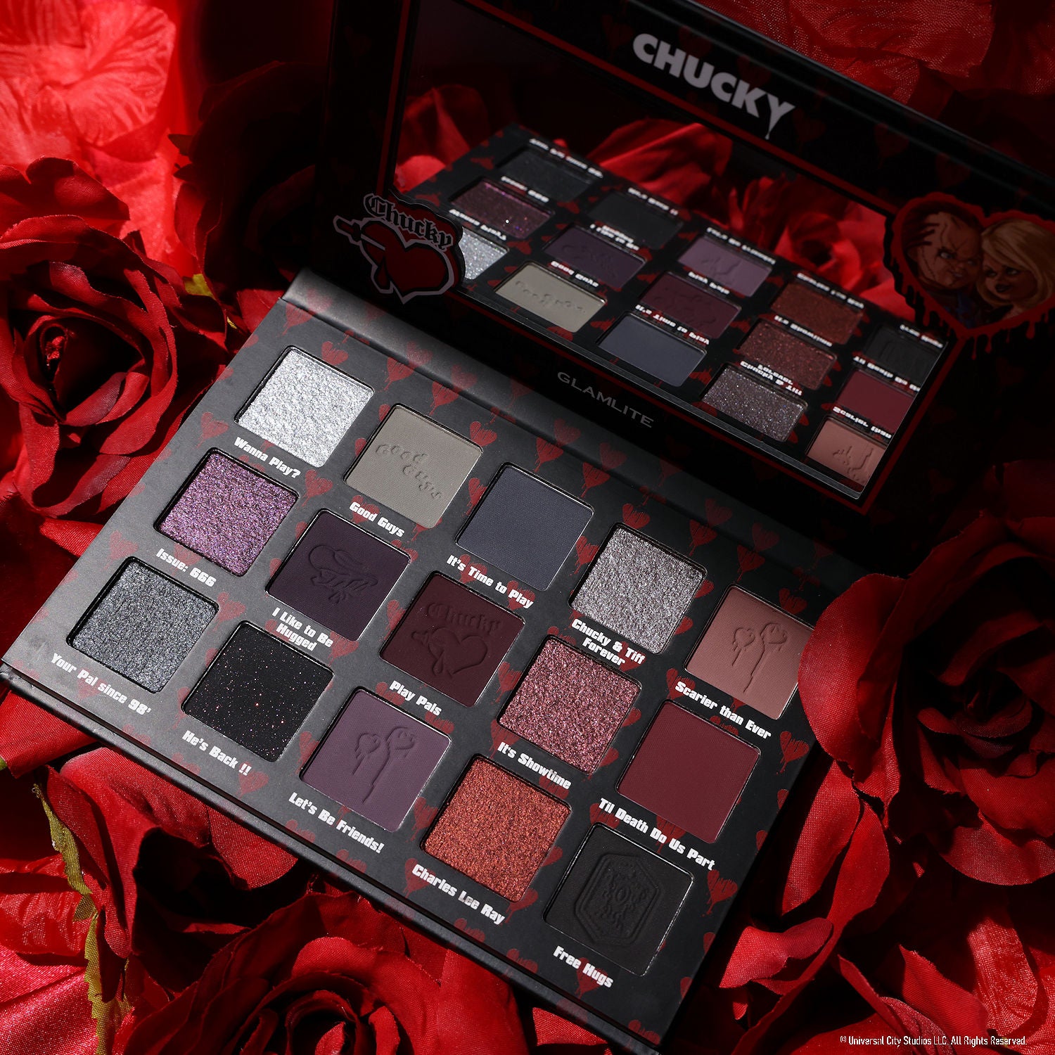 Glamlite Chucky Crazy In Love bundle trucco palette 8 pezzi