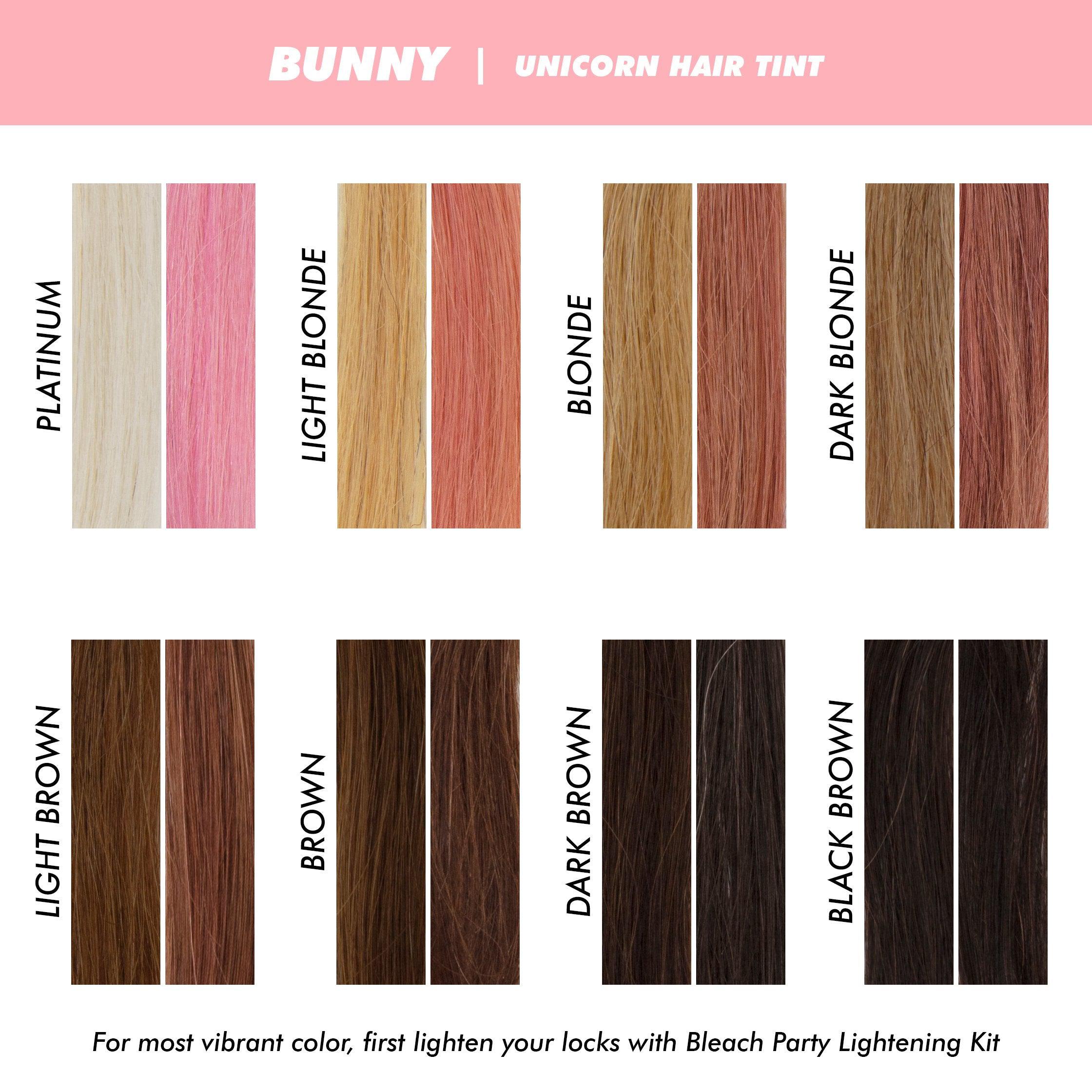 Lime Crime Unicorn Hair Tints tinta capelli Bunny pastello