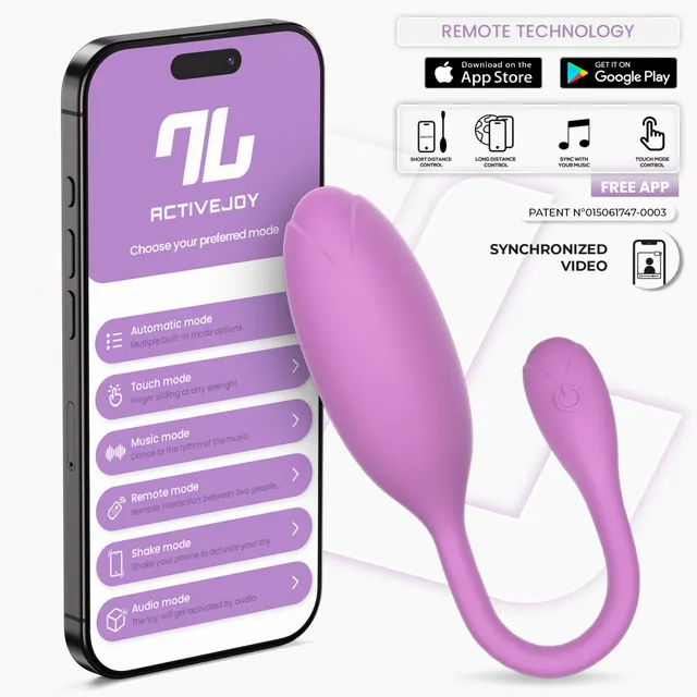 INTOYOU Logan ovulo vibrante viola con app
