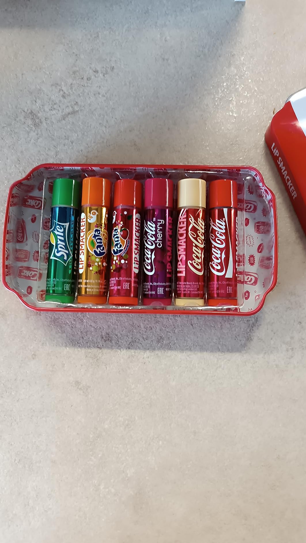 Lip Smacker Coca-Cola balsamo labbra 6 pezzi Can Collection